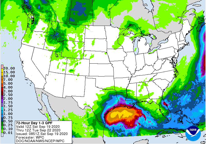 72-Hour Day 1-3 QPF